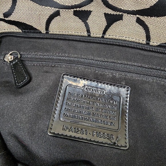 Coach Kyra Signature Tote Purse Shoulder Bag Handbag A1281-F18855 - Picture 7 of 10